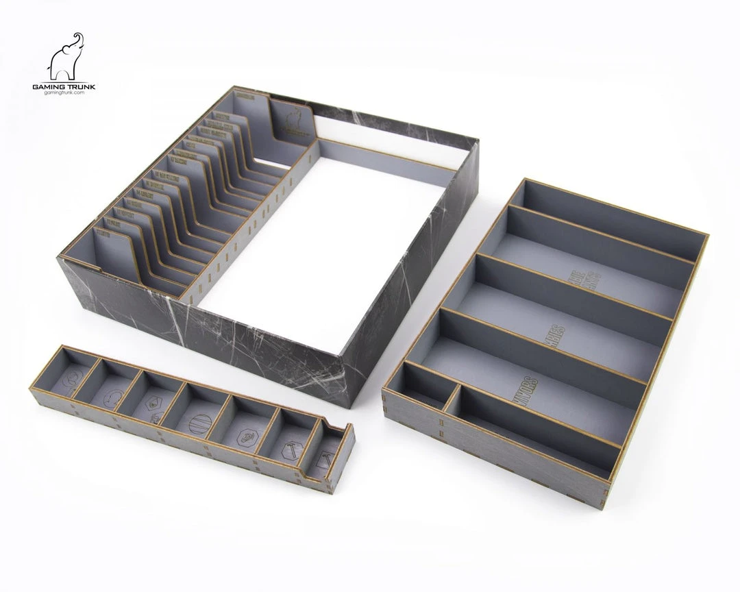 Gaming Trunk - Winter Night Organizer For Dead Of Winter The Long Night (Gray) 4 Gaming Trunk - Winter Night Organizer For Dead Of Winter The Long Night (Gray)