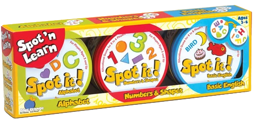 Blue Orange Games Spot It! Junior Spot’n Learn 3 Pack Board Games 1 Blue Orange Games Spot It! Junior Spot’n Learn 3 Pack Board Games