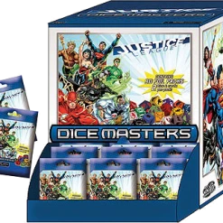 WizKids Games DC Dice Masters: Justice League 90 Count Gravity Feed Display Board Games