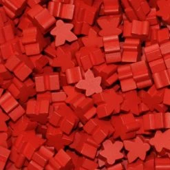MeepleSource - Standard Meeples Pack (25 Pcs) - Red May 16-22, 2022
