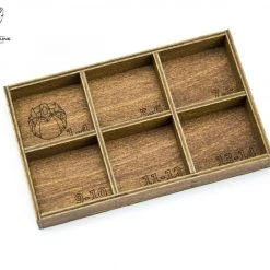Gaming Trunk - Cave Organizer For Caverna (Walnut)
