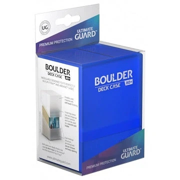 Ultimate Guard - Boulder™ 80+ Deck Case Sapphire (Blue) Deck Boxes 1 Ultimate Guard - Boulder™ 80+ Deck Case Sapphire (Blue) Deck Boxes