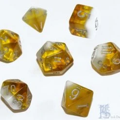 Little Dragon Corp Birthday Dice - November Citrine