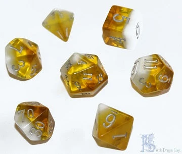 Little Dragon Corp Birthday Dice - November Citrine 1 Little Dragon Corp Birthday Dice - November Citrine