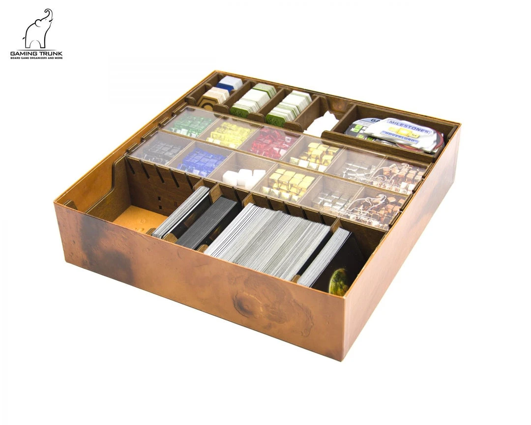 Gaming Trunk - Martian Organizer For Terraforming Mars (Red) 2 Gaming Trunk - Martian Organizer For Terraforming Mars (Red)