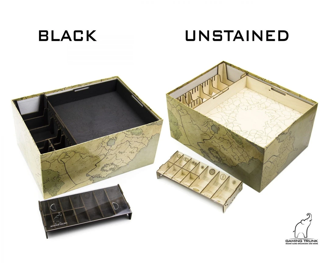 Gaming Trunk - Gloom Tavern Organizer For Gloomhaven With Forgotten Circles (Natural Unstained) 15 Gaming Trunk - Gloom Tavern Organizer For Gloomhaven With Forgotten Circles (Natural Unstained)