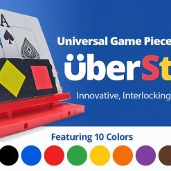 Jun 27-Jul 3, 2022 UberStax Universal Game Piece Holders (Red)