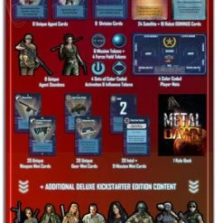 Everything Epic Games Metal Dawn (Kickstarter Deluxe Edition) Board Games