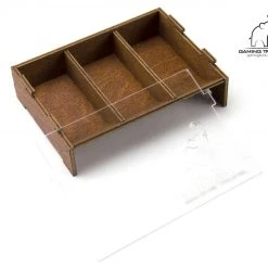 Gaming Trunk - Scottish Organizer For Isle Of Skye Board Game (Walnut)