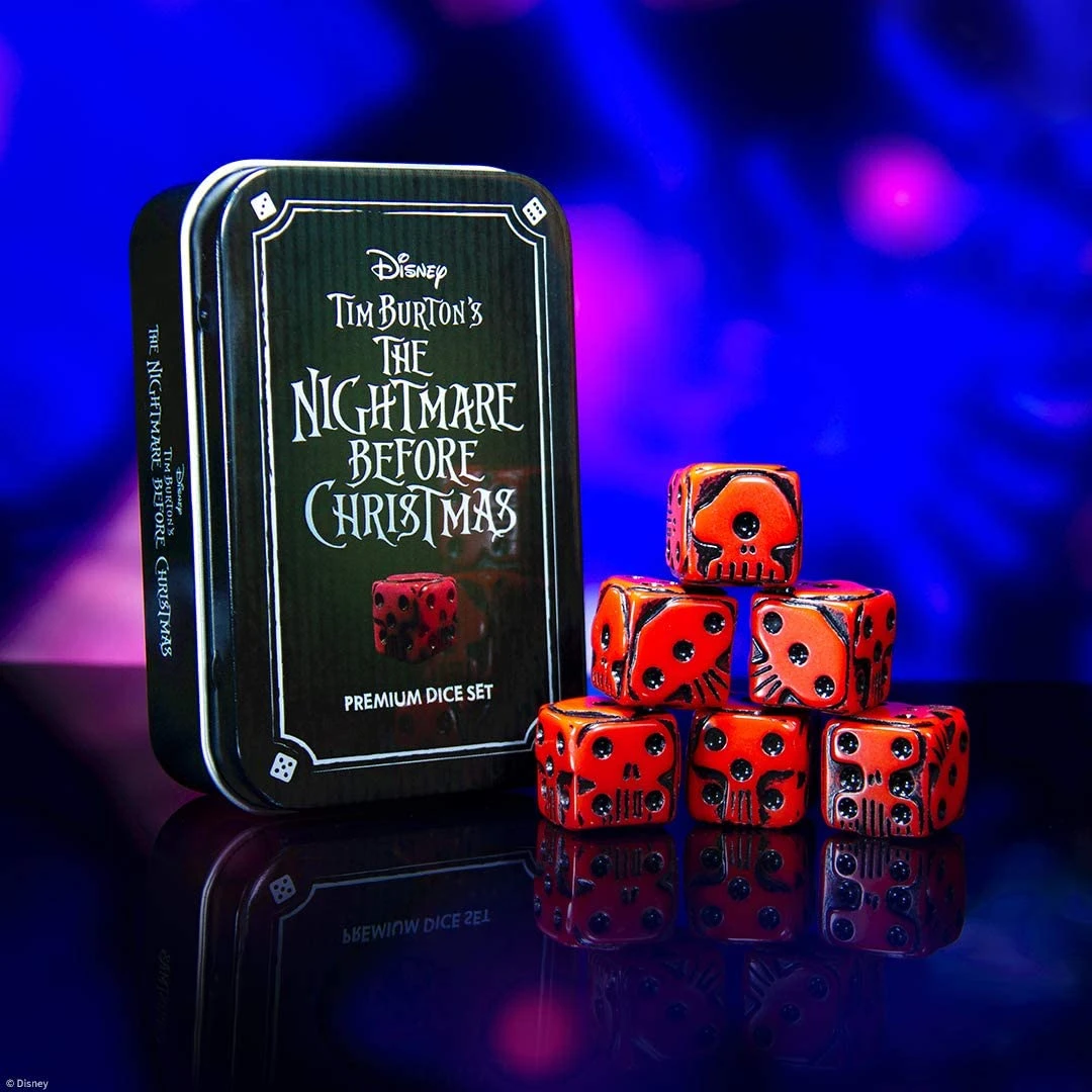 The Op Disney Tim Burton’s The Nightmare Before Christmas Premium 6PC Dice Set May 23-29, 2022 4 The Op Disney Tim Burton’s The Nightmare Before Christmas Premium 6PC Dice Set May 23-29, 2022