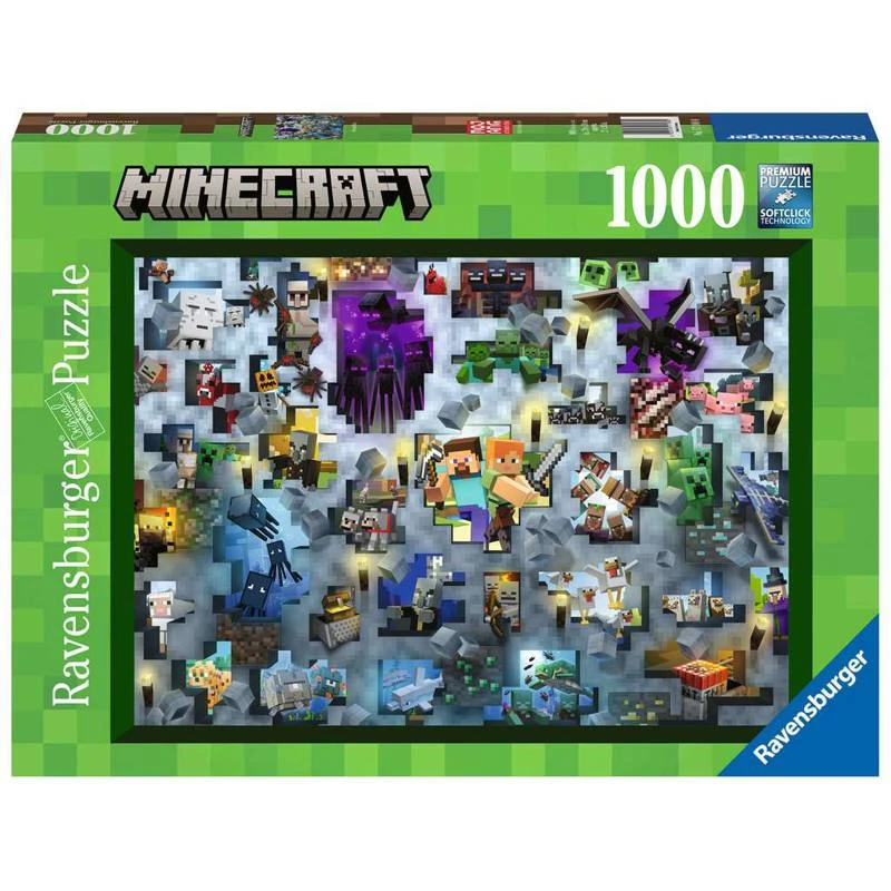 Jun 6-12, 2022 Puzzle Ravensburger - Minecraft Mobs (1000 Pieces) (Minor Damage) 1 Jun 6-12, 2022 Puzzle Ravensburger - Minecraft Mobs (1000 Pieces) (Minor Damage)