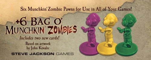 Steve Jackson Games '+6 Bag O' Munchkin Zombies 1 Steve Jackson Games '+6 Bag O' Munchkin Zombies