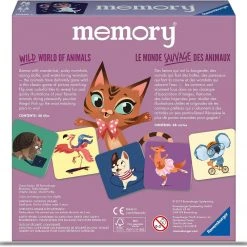 Ravensburger Memory - Wild World Of Animals (Box Damage)