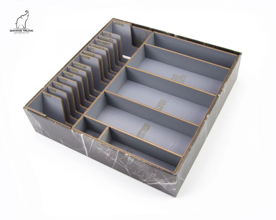 Gaming Trunk - Winter Night Organizer For Dead Of Winter The Long Night (Gray) 3 Gaming Trunk - Winter Night Organizer For Dead Of Winter The Long Night (Gray)