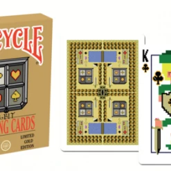 Game Salute 8-Bit Playing Cards Limited Gold Mini Deck