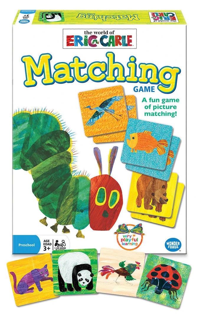 Wonder Forge Matching Game - The World Of Eric Carle (Box Damage) Board Games 1 Wonder Forge Matching Game - The World Of Eric Carle (Box Damage) Board Games