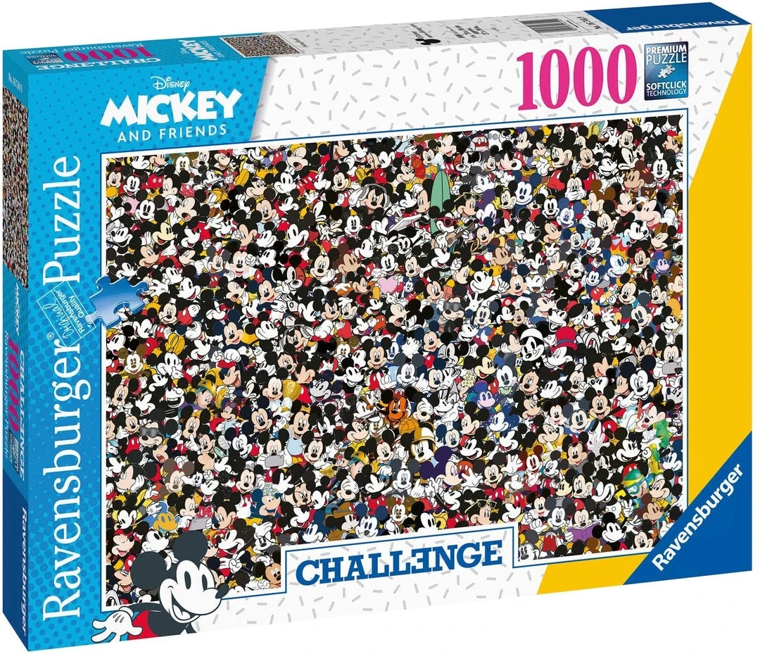 Puzzle - Ravensburger - Challenge Puzzle: Disney Mickey Multi-Coloured (1000 Pieces) 1 Puzzle - Ravensburger - Challenge Puzzle: Disney Mickey Multi-Coloured (1000 Pieces)