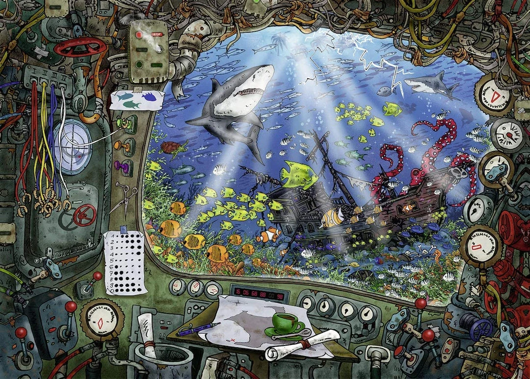 Puzzle - Ravensburger - Escape Puzzle: Submarine (759 Pieces) Jun 6-12, 2022 2 Puzzle - Ravensburger - Escape Puzzle: Submarine (759 Pieces) Jun 6-12, 2022