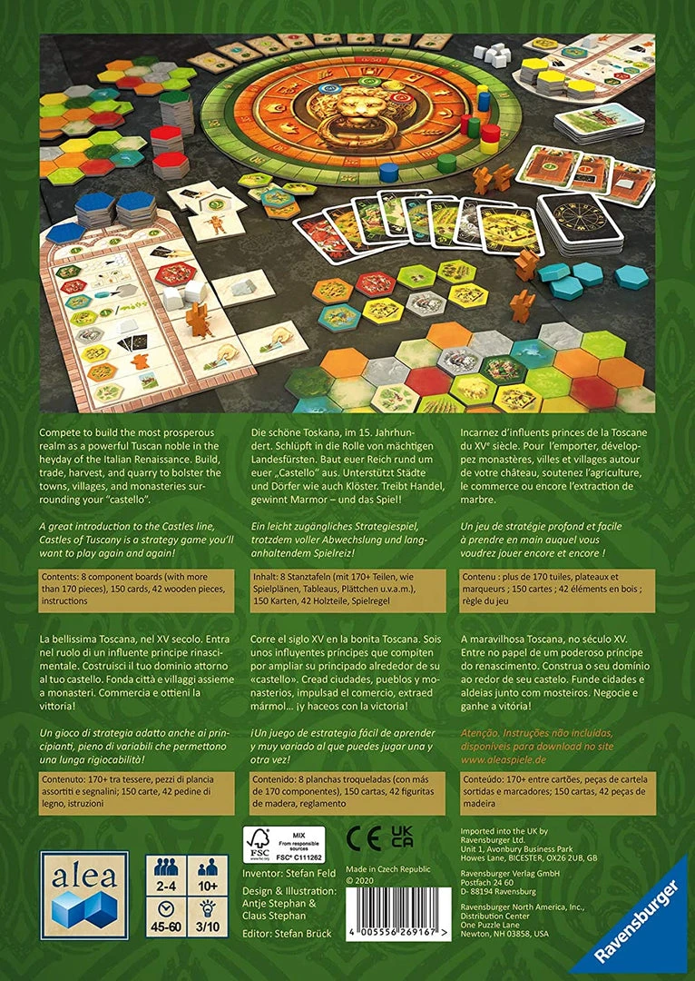 Alea The Castles Of Tuscany Board Games 3 Alea The Castles Of Tuscany Board Games