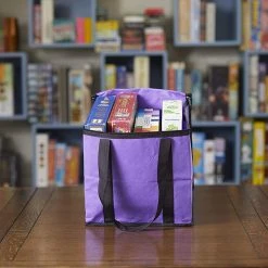BoardGameTables.com Lightweight Board Game Bag - Purple
