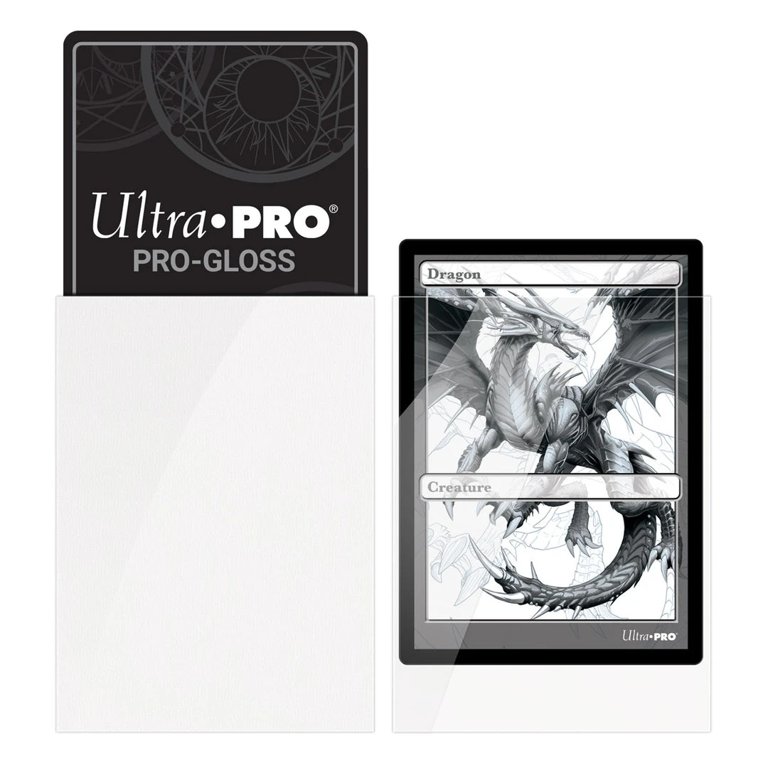Ultra Pro - PRO-Gloss 50ct Standard Deck Protector® Sleeves: White 3 Ultra Pro - PRO-Gloss 50ct Standard Deck Protector® Sleeves: White