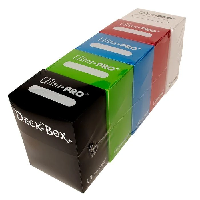 Deck Boxes Ultra Pro Deck Box Bundle - 5 Mana Colors (Black, Green, Blue, Red And White) 1 Deck Boxes Ultra Pro Deck Box Bundle - 5 Mana Colors (Black, Green, Blue, Red And White)