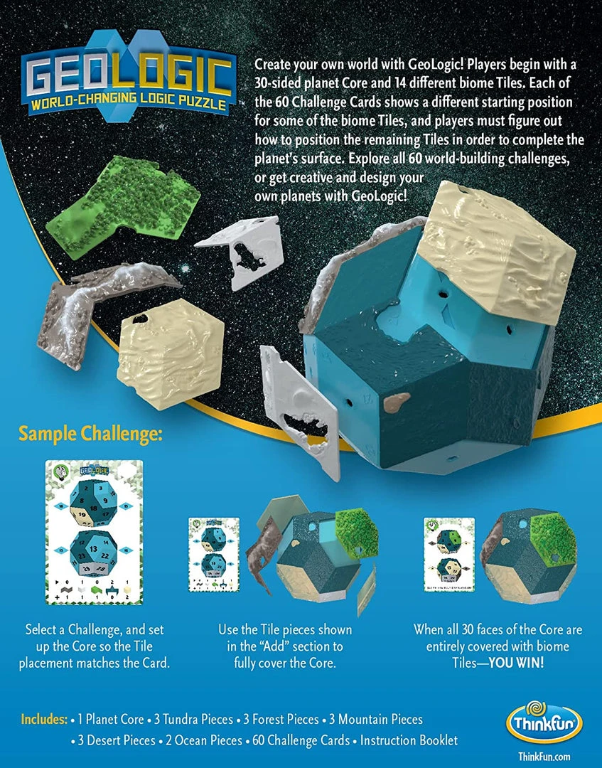 ThinkFun Jun 6-12, 2022 Geologic: World-Changing Logic Puzzle 2 ThinkFun Jun 6-12, 2022 Geologic: World-Changing Logic Puzzle