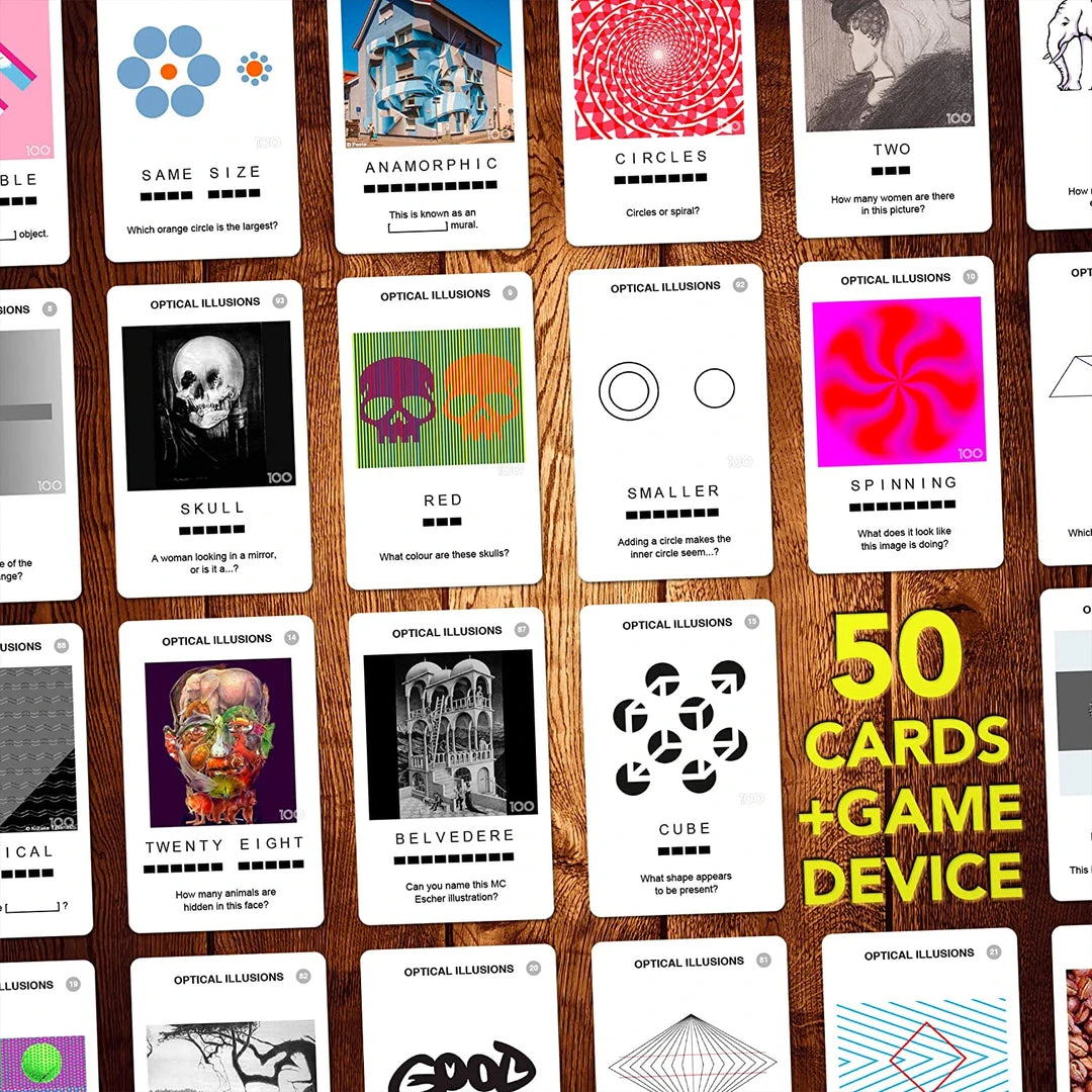 Poptacular Board Games 100 PICS - Optical Illusions 2 Poptacular Board Games 100 PICS - Optical Illusions