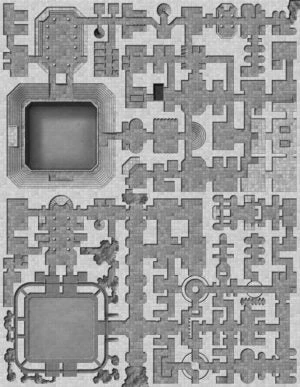 Gaming Paper Adventure Maps: Mega Dungeon 1 3 Gaming Paper Adventure Maps: Mega Dungeon 1