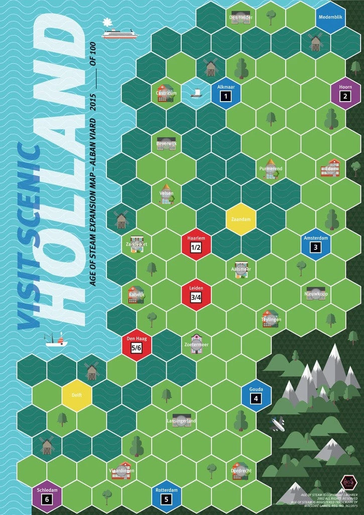 AoS Team Age Of Steam Expansion: Holland / Madagascar 1 AoS Team Age Of Steam Expansion: Holland / Madagascar