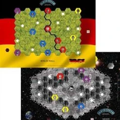 Eagle-Gryphon Games Board Games Age Of Steam Expansion: Moon And Berlin Wall