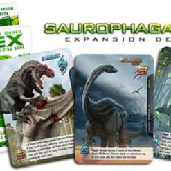 Die-Hard Games Apex Theropod Deck-Building Game: Saurophaganax Expansion Deck Board Games