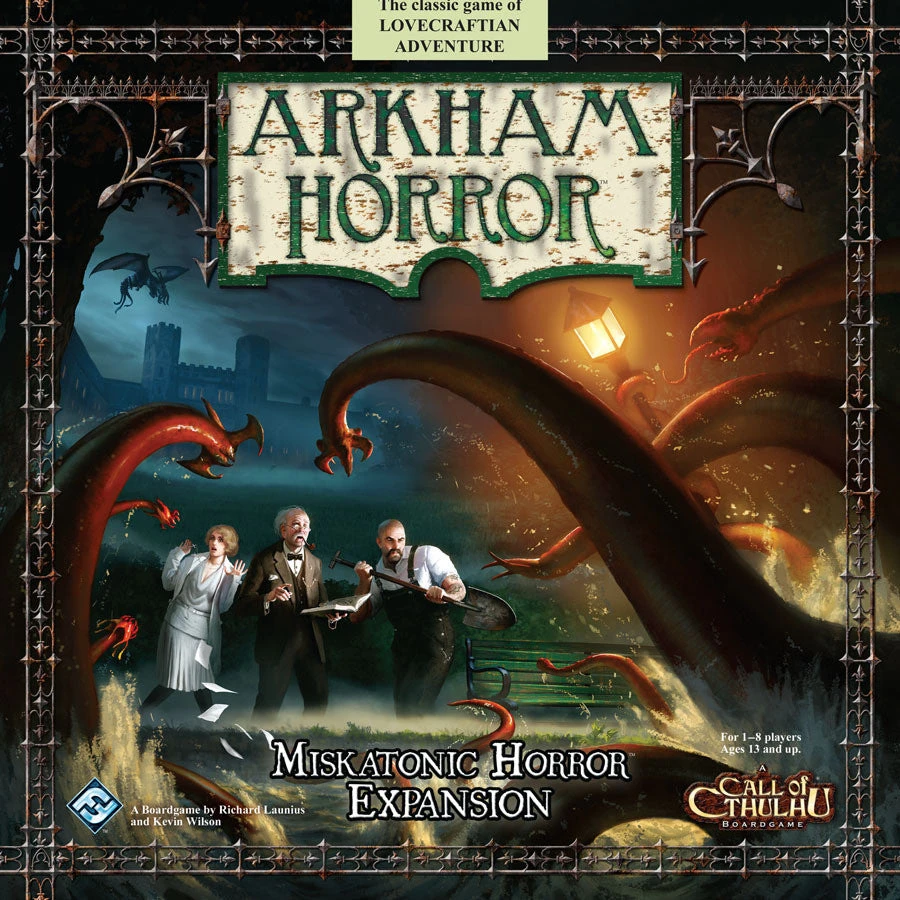 Fantasy Flight Games Arkham Horror: Miskatonic Horror Expansion Board Games 1 Fantasy Flight Games Arkham Horror: Miskatonic Horror Expansion Board Games