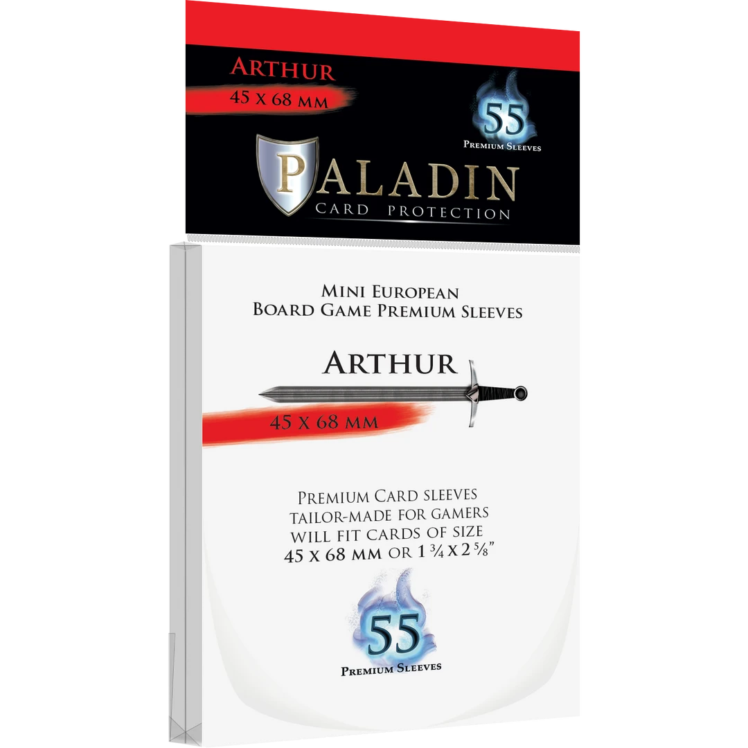 NSKN Games Paladin Card Protection - Arthur (45 × 68 Mm, Mini European) 2 NSKN Games Paladin Card Protection - Arthur (45 × 68 Mm, Mini European)