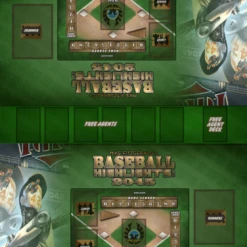 Eagle-Gryphon Games Baseball Highlights: 2045 - Double Player Play Mat