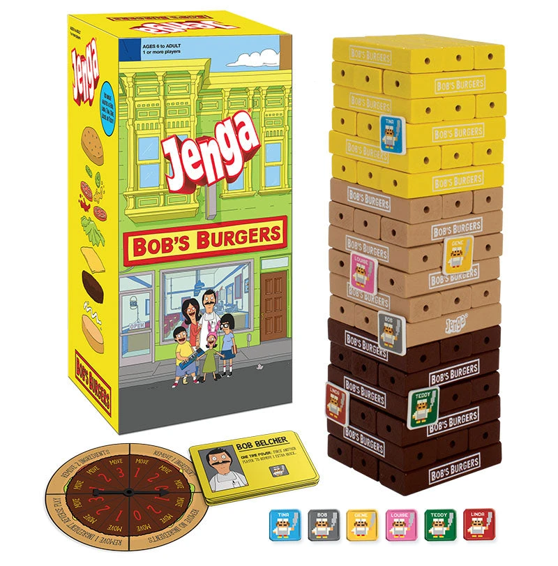 The Op JENGA - Bob’s Burgers Edition 1 The Op JENGA - Bob’s Burgers Edition