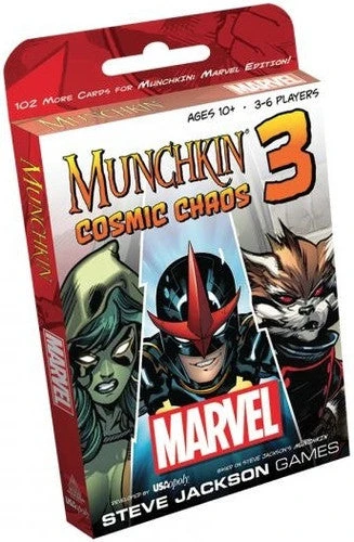 Steve Jackson Games Board Games Munchkin Marvel 3: Cosmic Chaos 1 Steve Jackson Games Board Games Munchkin Marvel 3: Cosmic Chaos