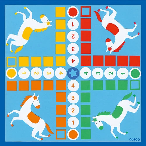 Djeco Classic Board Games (Set Of 12) 6 Djeco Classic Board Games (Set Of 12)