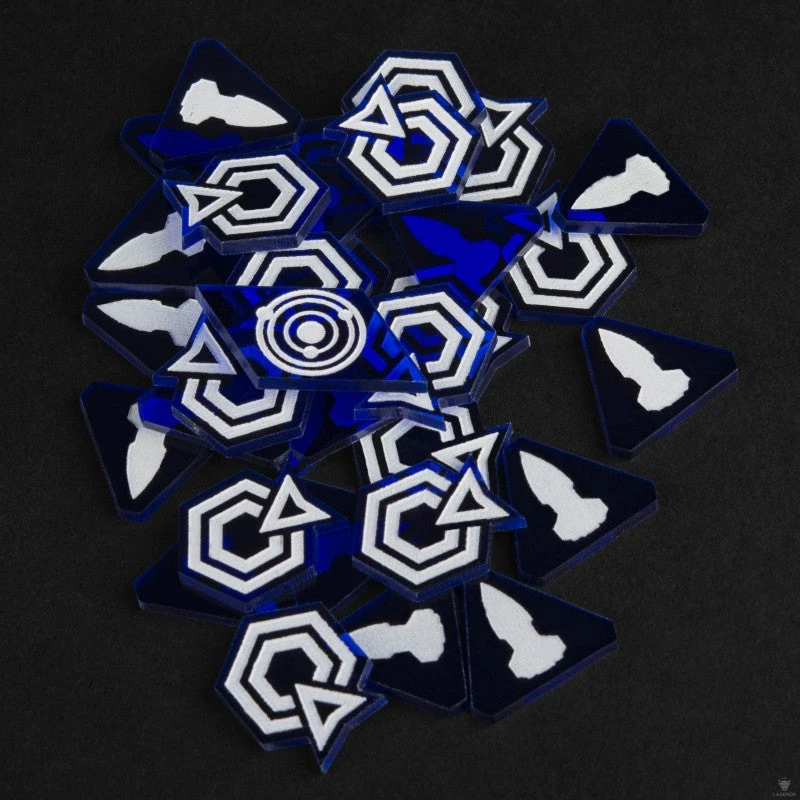 Laserox - Twilight Imperium: Command & Control Tokens (Blue) Import Games 3 Laserox - Twilight Imperium: Command & Control Tokens (Blue) Import Games