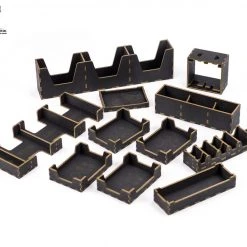 Gaming Trunk - Clang Organizer For Clank! (v2) (Black)