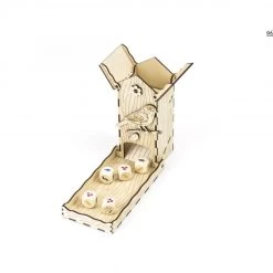 Gaming Trunk - Chickadee Dice Tower (Natural Unstained)