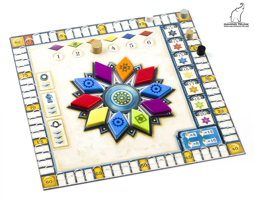 Gaming Trunk - Acrylic Overlays For The Azul Summer Pavilion Player Board 3 Gaming Trunk - Acrylic Overlays For The Azul Summer Pavilion Player Board