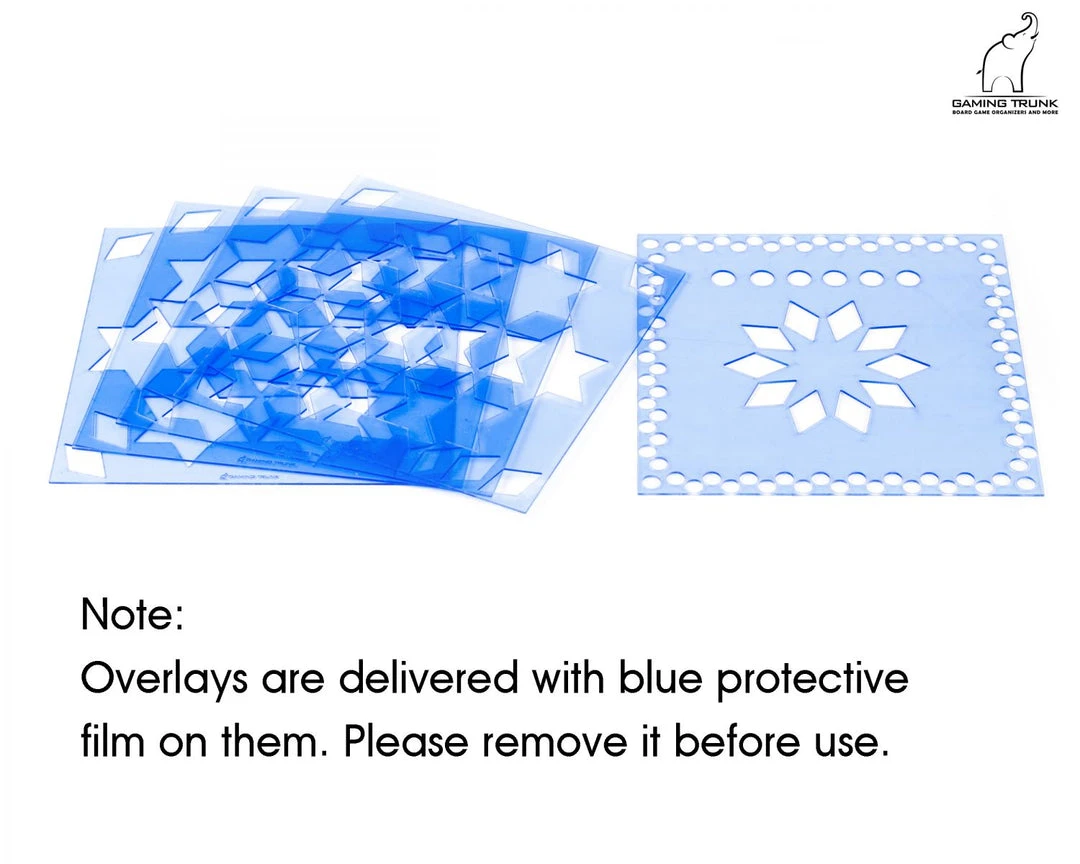 Gaming Trunk - Acrylic Overlays For The Azul Summer Pavilion Player Board 6 Gaming Trunk - Acrylic Overlays For The Azul Summer Pavilion Player Board