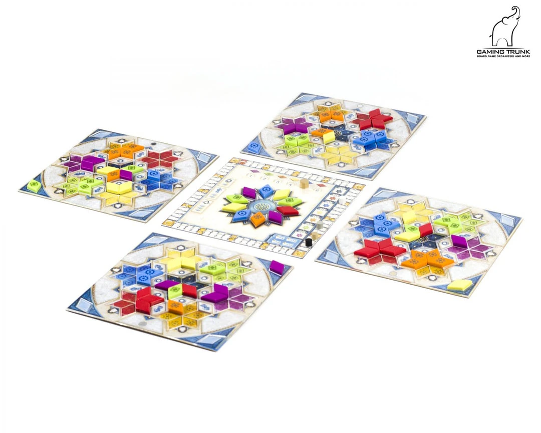 Gaming Trunk - Acrylic Overlays For The Azul Summer Pavilion Player Board 7 Gaming Trunk - Acrylic Overlays For The Azul Summer Pavilion Player Board