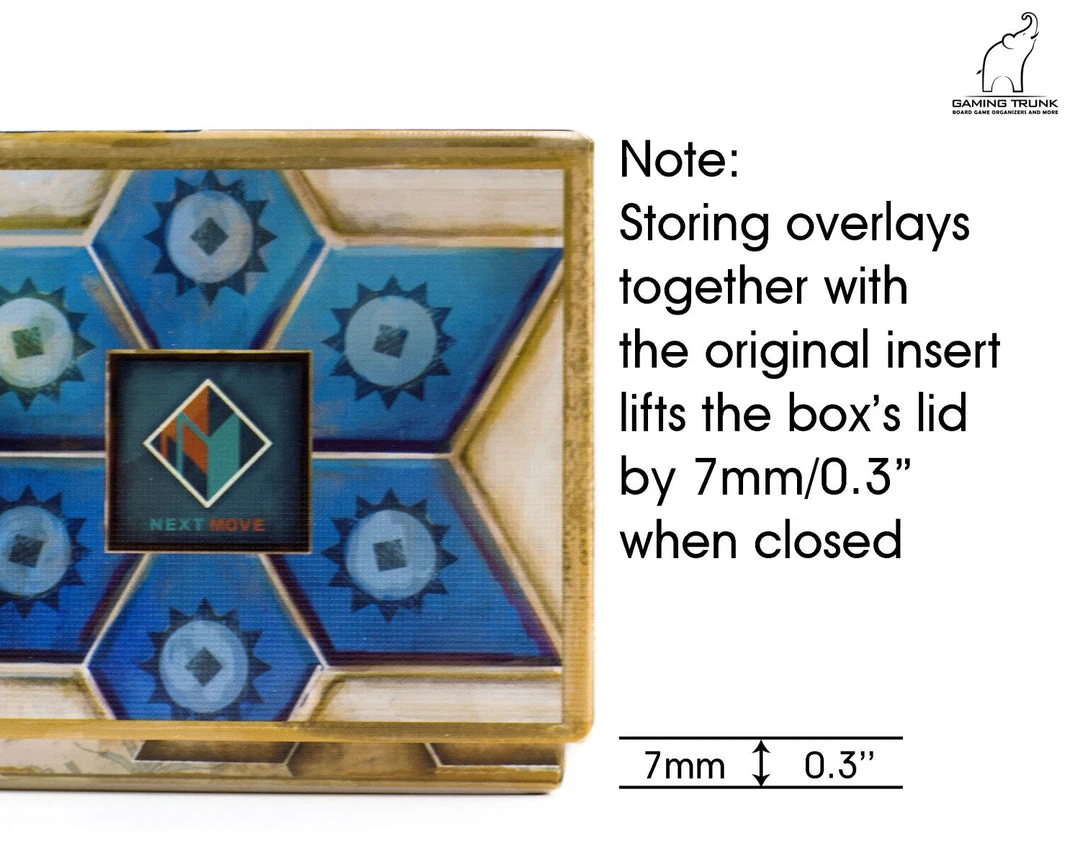 Gaming Trunk - Acrylic Overlays For The Azul Summer Pavilion Player Board 8 Gaming Trunk - Acrylic Overlays For The Azul Summer Pavilion Player Board