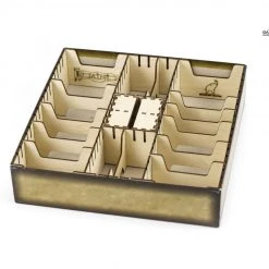 Gaming Trunk - Powerful Organizer For Dominion (Walnut. For Sleeved Cards)