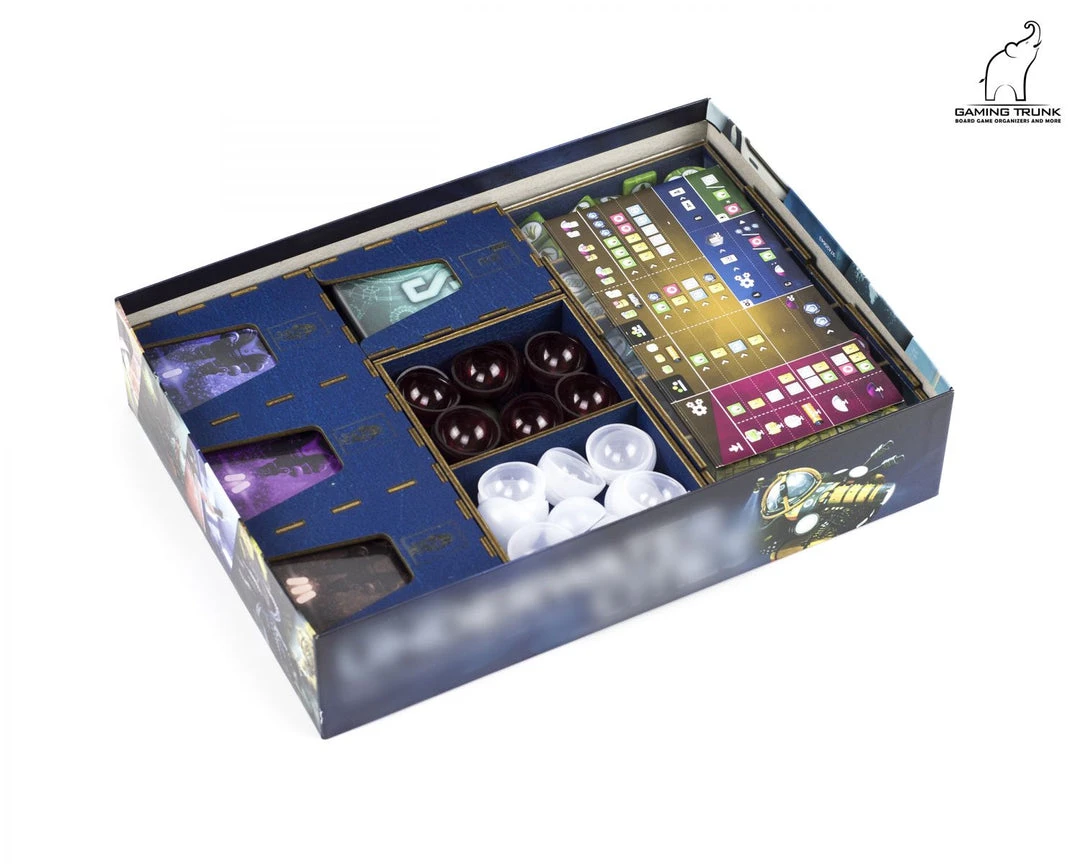 Gaming Trunk - Underwater Colony Organizer For Underwater Cities (Blue) 2 Gaming Trunk - Underwater Colony Organizer For Underwater Cities (Blue)