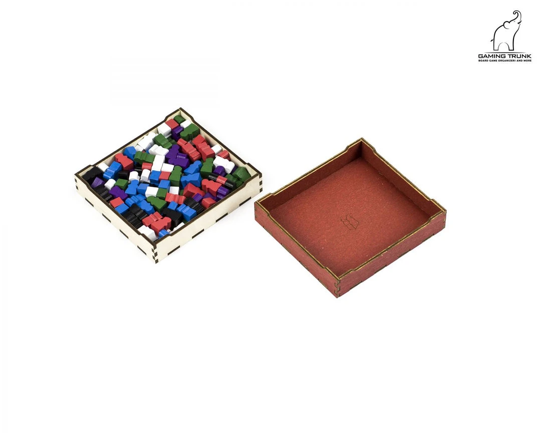 Gaming Trunk - Paladins Organizer For Paladins Of The West Kingdom (Walnut) 19 Gaming Trunk - Paladins Organizer For Paladins Of The West Kingdom (Walnut)