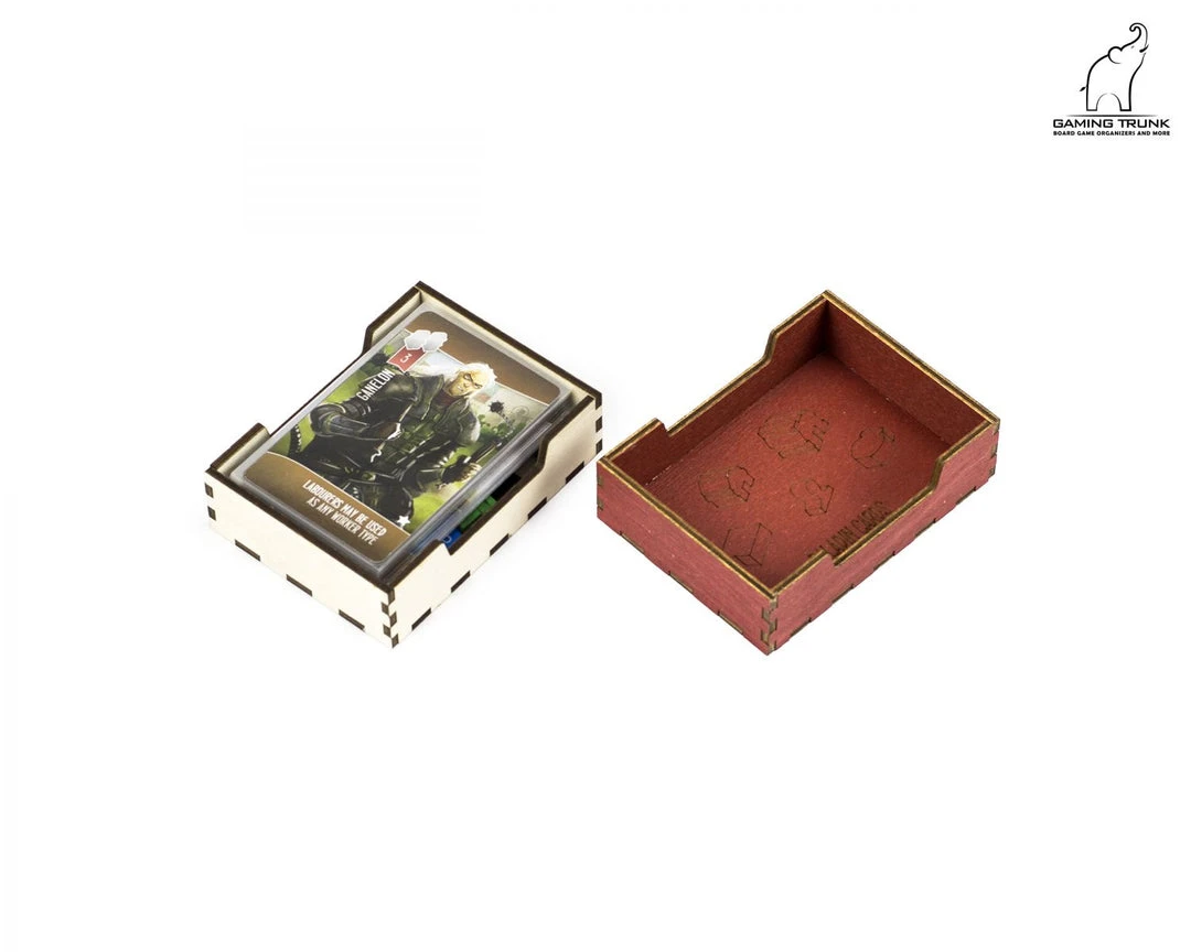 Gaming Trunk - Paladins Organizer For Paladins Of The West Kingdom (Walnut) 12 Gaming Trunk - Paladins Organizer For Paladins Of The West Kingdom (Walnut)