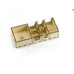 Gaming Trunk - Lion Jaws Organizer Compatible With Gloomhaven: Jaws Of The Lion (Natural Unstained)